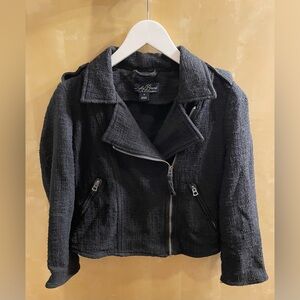Lucky Brand Textured Moto Jacket | size S